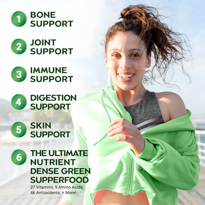 Rosabella Moringa+ Capsules - Pure Moringa Powder, Energy, Skin, Immune & Gut Health Superfood, Rich in Antioxidants, Essential Vitamins & Amino Acids, Natural Green Superfood Supplement - 60 Count